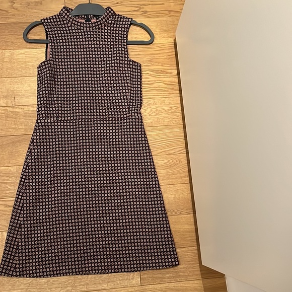 Burgundy wool Mini dress - Picture 3 of 3